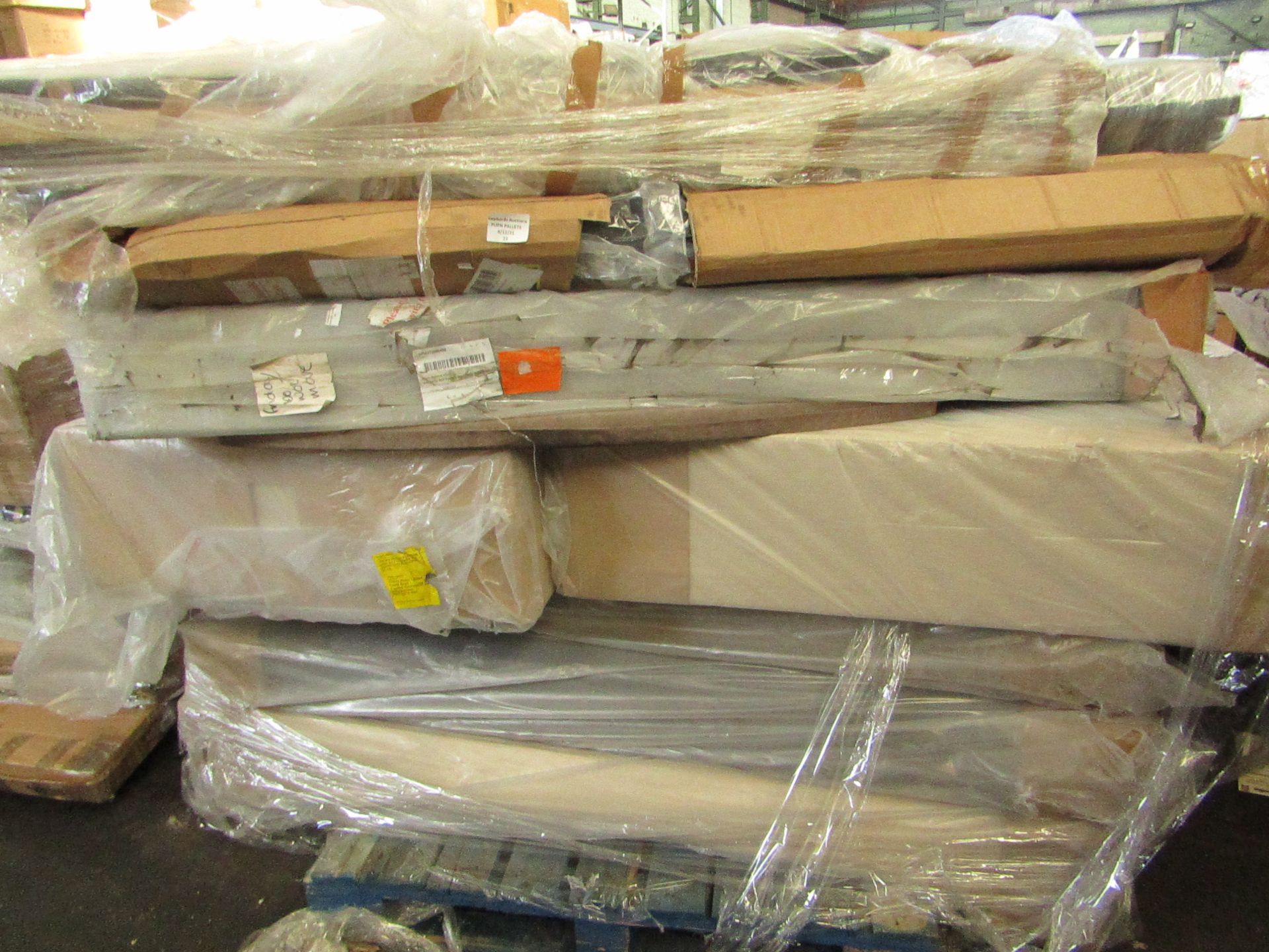 PALLET OF BED BASES. ALL UNCHECKED