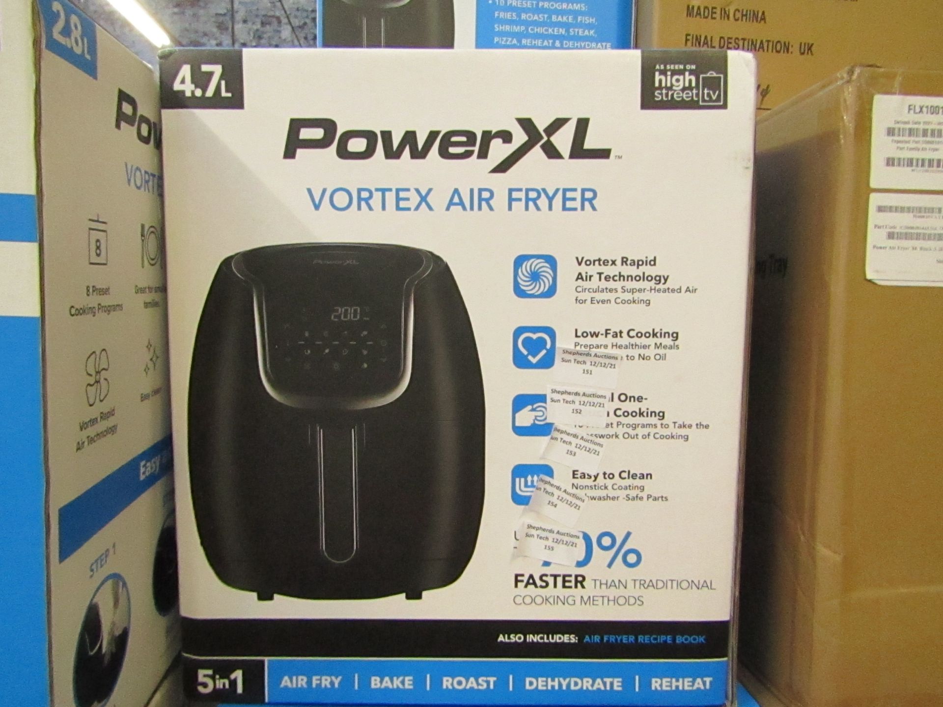 | 1X | POWER XL VORTEX AIR FRYER 4.7L DIGITAL AIR FRYER | ITEM HAS BEEN PROFESSIONALLY REFURBISHED