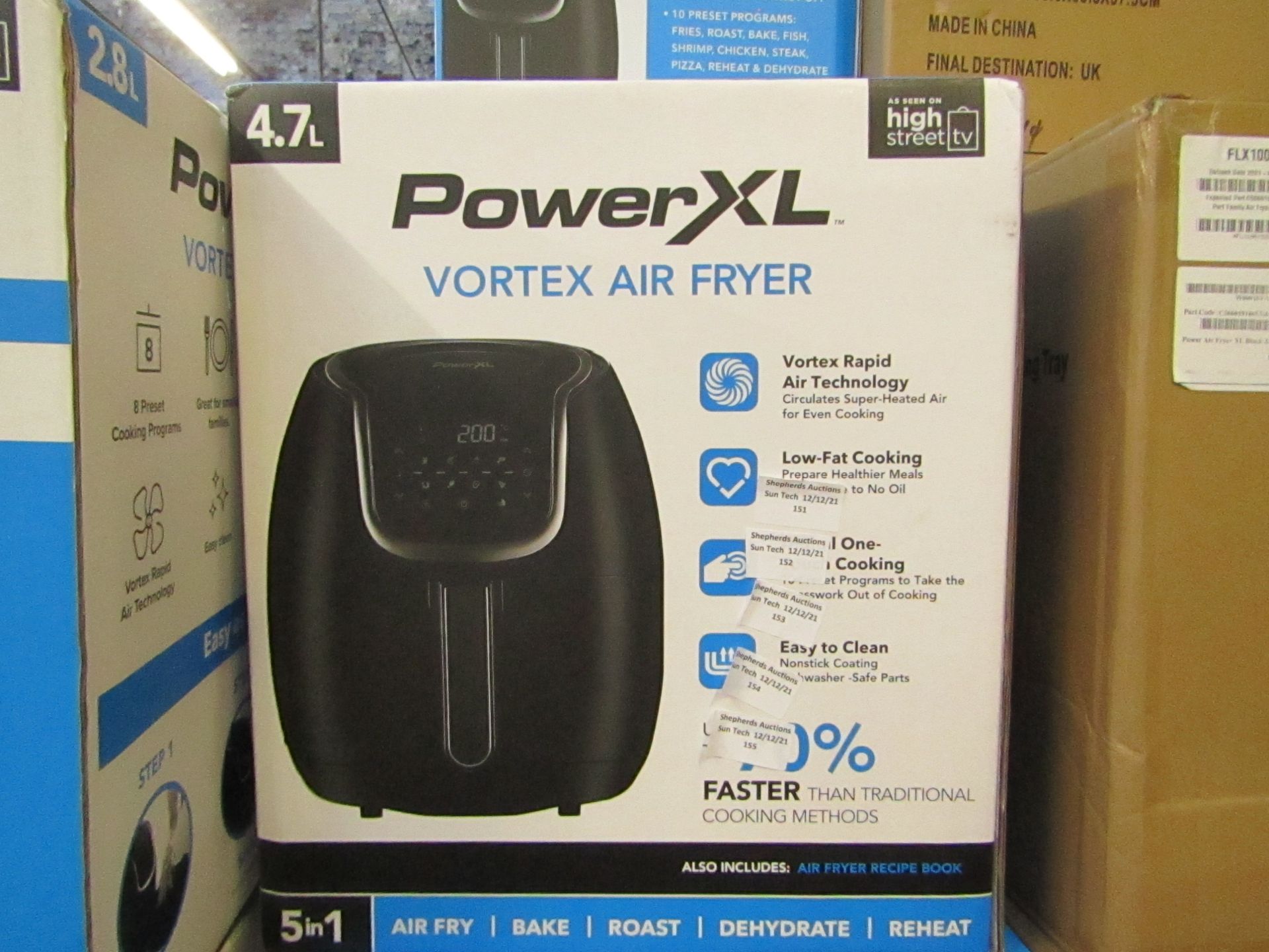 | 1X | POWER XL VORTEX AIR FRYER 4.7L DIGITAL AIR FRYER | ITEM HAS BEEN PROFESSIONALLY REFURBISHED