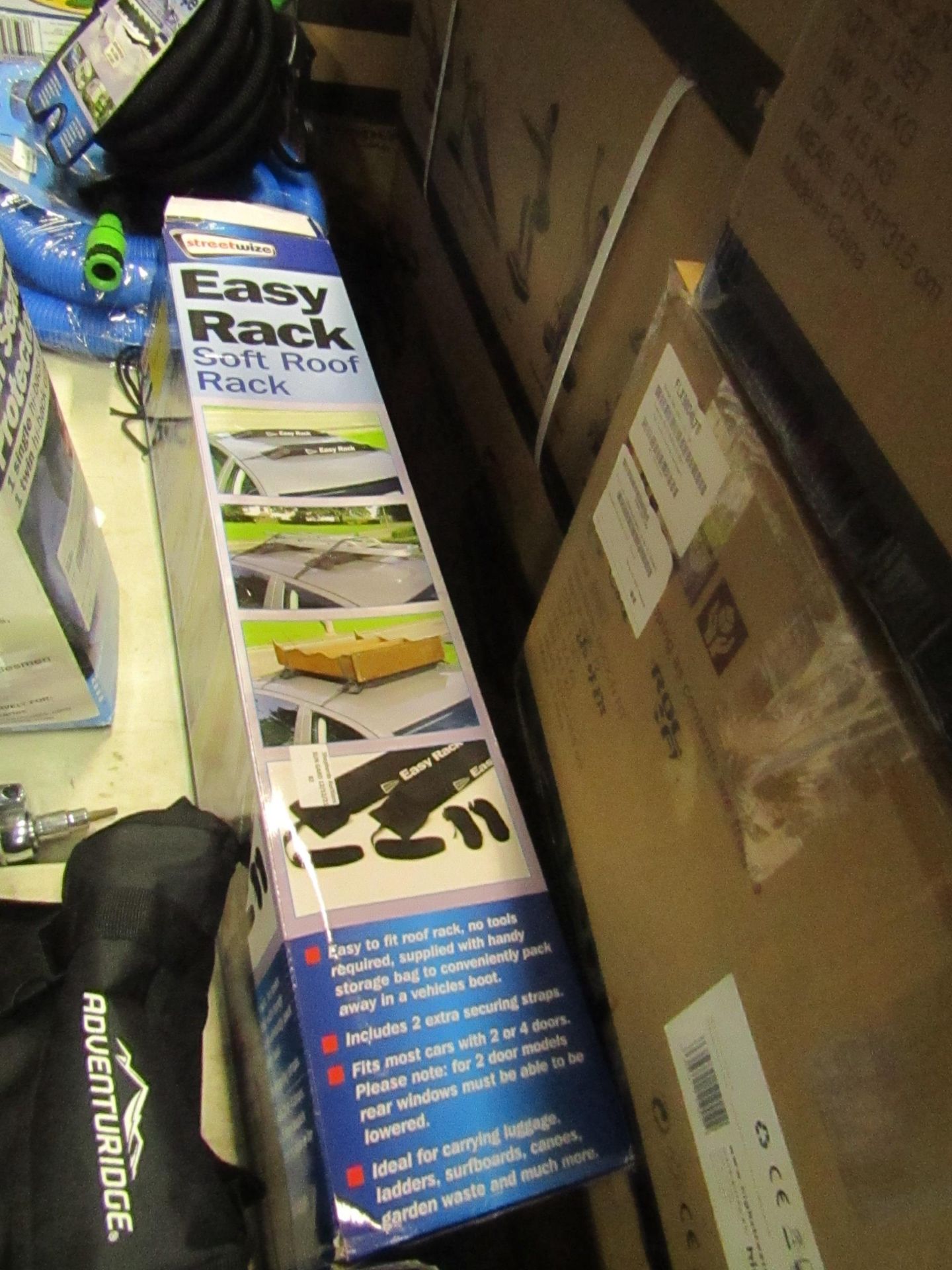 1x Streetwize Easy Rack Soft Roof Rack, Unchecked & Boxed.