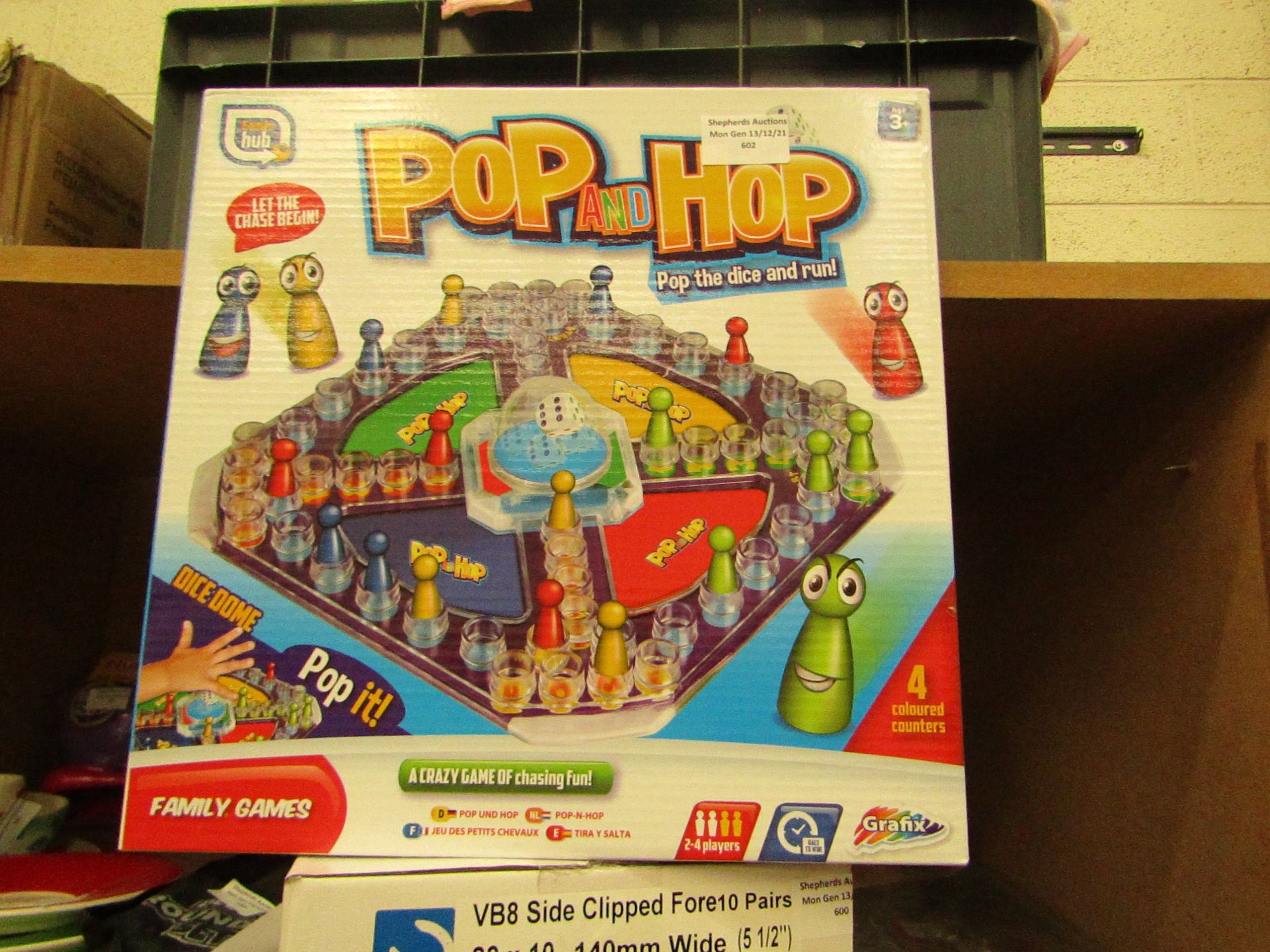 2x Game Hub - POP & HOP family Game - Unchecked & Boxed.