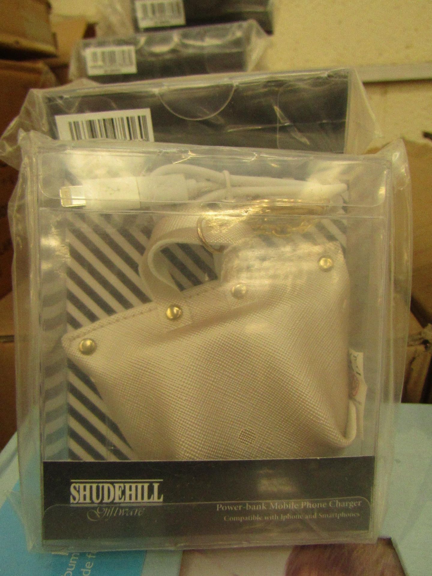 5x Shudehill - Power Bank Mobile Phone Charger ( Champagne ) - Untested & Packaged.