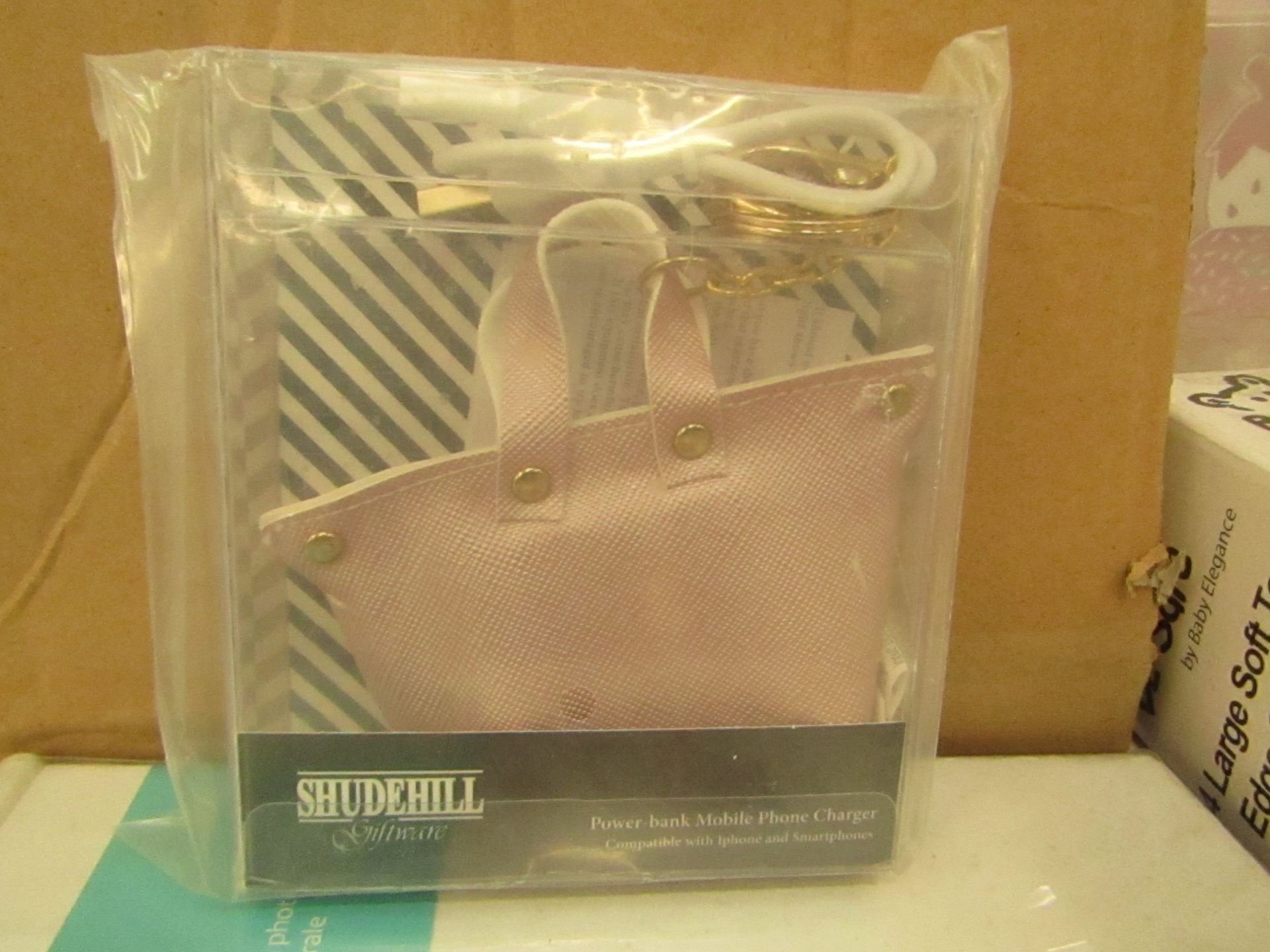 5x Shudehill - Power Bank Mobile Phone Charger ( Pink ) - Untested & Packaged.