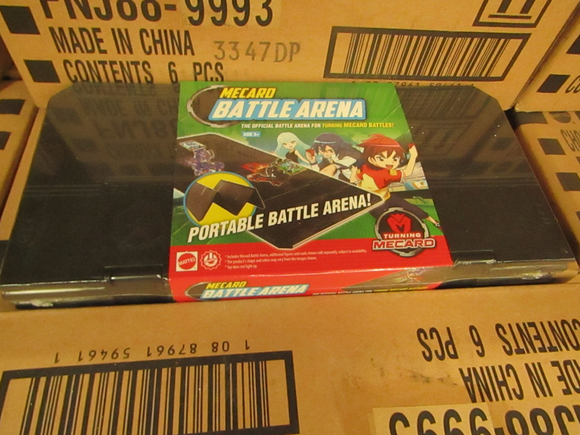 1x Box of 6 Choirock Turning Mecard - Mecard Battle Arena - New & Boxed.