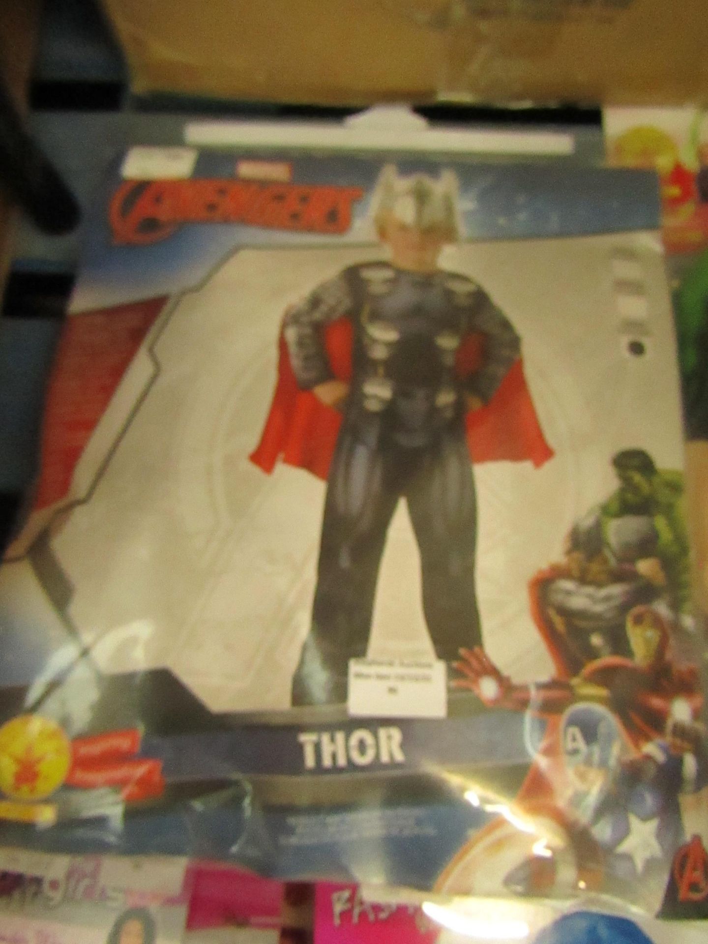 Marvel Avengers - Thor Dressing-Up Costume - Size Large 7-8 Years - Unused & Packaged.
