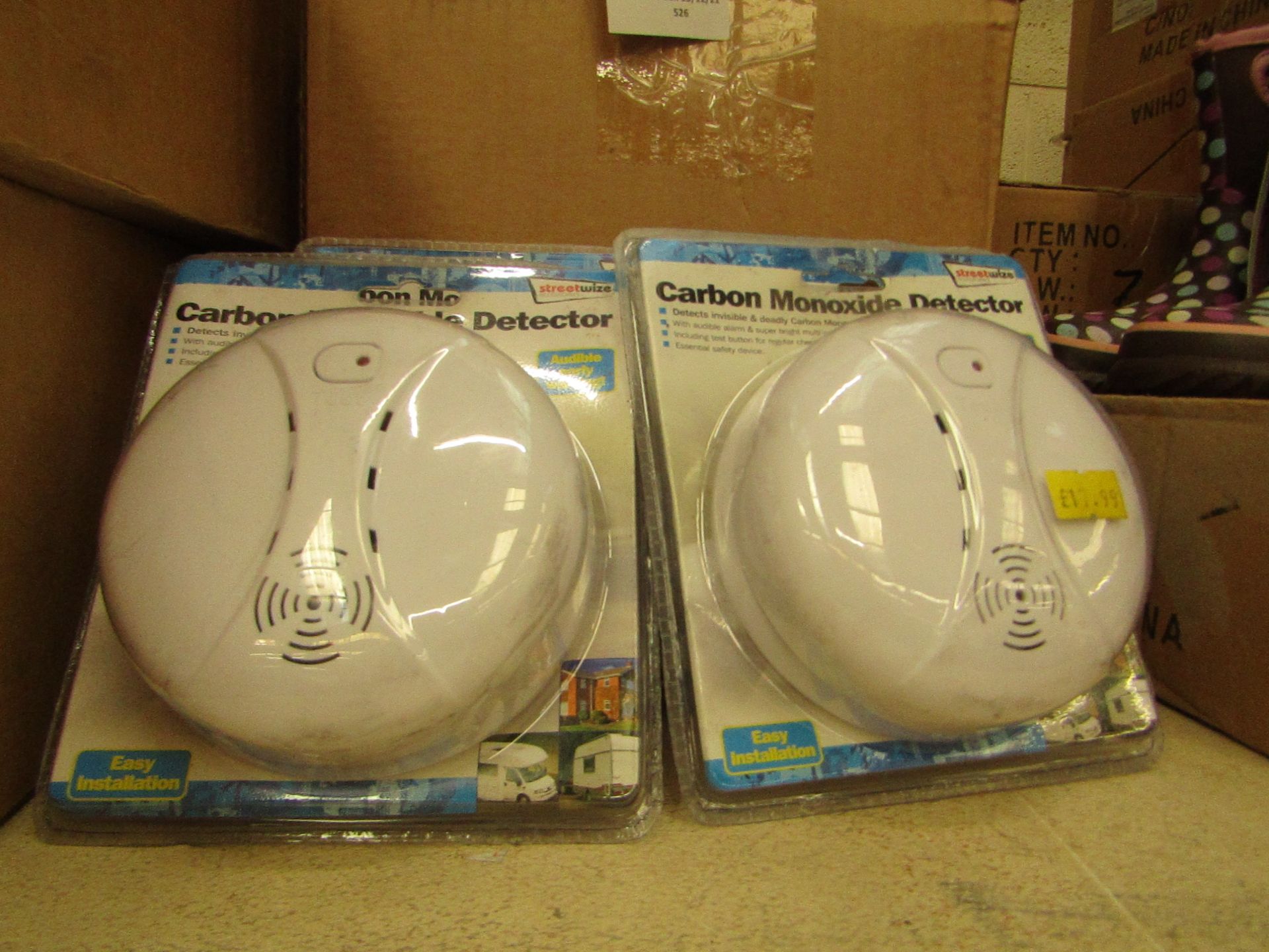 5x Streetwize - Carbon Monoxide Dectector - Unused & Packaged.