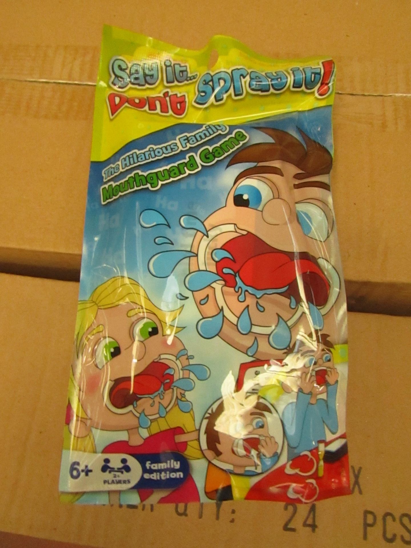 6x Say It, Don’t Spray It - Family Mouthguard Game - Unused & Packaged.