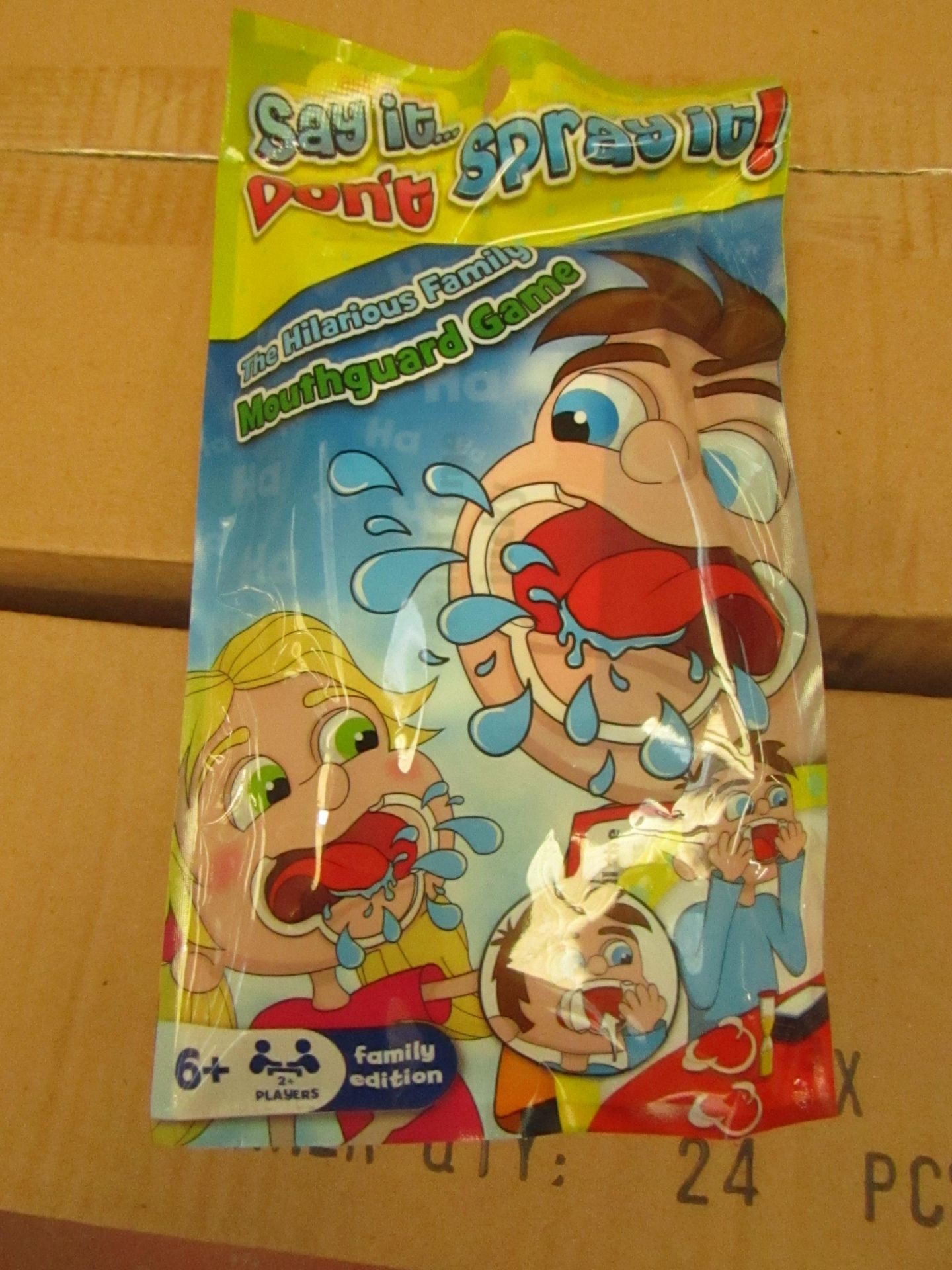 6x Say It, Don’t Spray It - Family Mouthguard Game - Unused & Packaged.