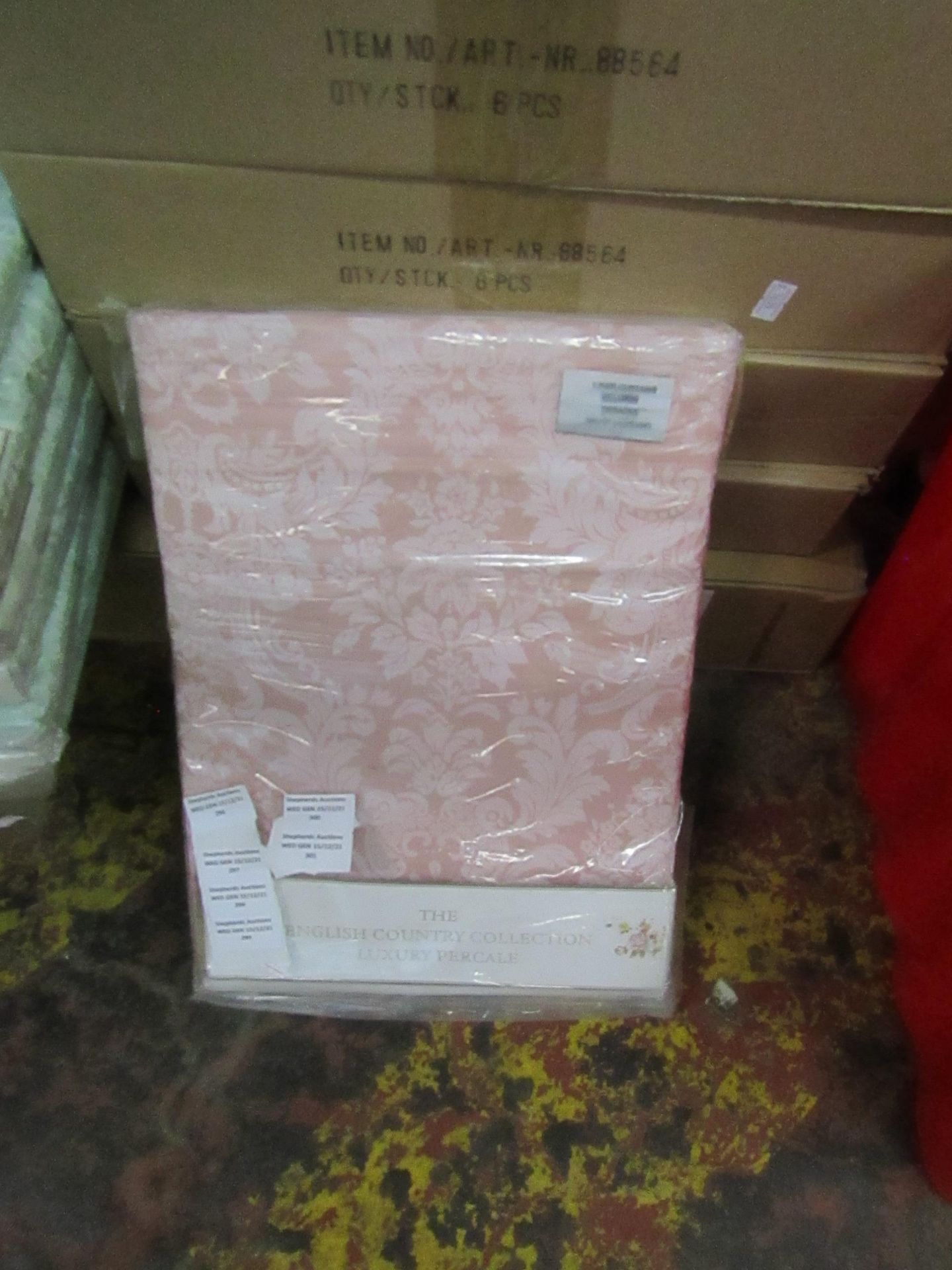 | 1X | THE ENGLISH COMPANY COLLECTION LUXURY PERCALE PINK | UNCHECKED & PACKAGED |