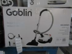 | 5X | GOBLIN BAGGED CYLINDER VACUUM | UNCHECKED & BOXED | NO ONLINE RESALE | RRP ?55 | TOTAL L0T