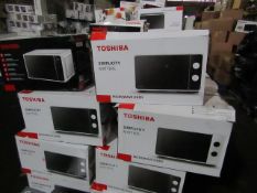 | 5X | TOSHIBA MICROWAVE OVEN | UNCHECKED | NO ONLINE RESALE | RRP ?70 | TOTAL LOT RRP ?350 | LOAD