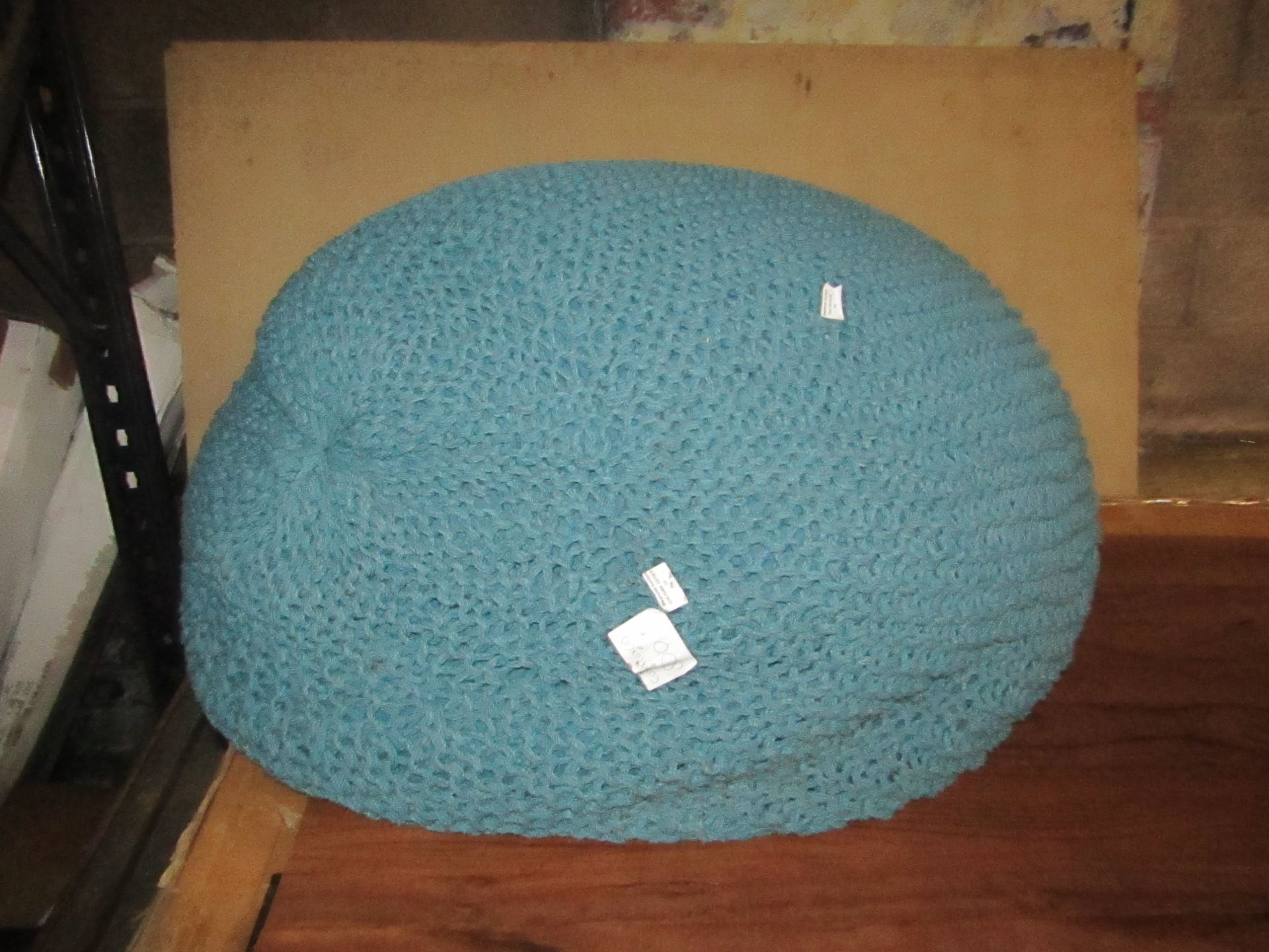 | 1X | MADE.COM BEAN BAG | BLUE | GOOD CONDITION & UNBOXED | RRP £- |