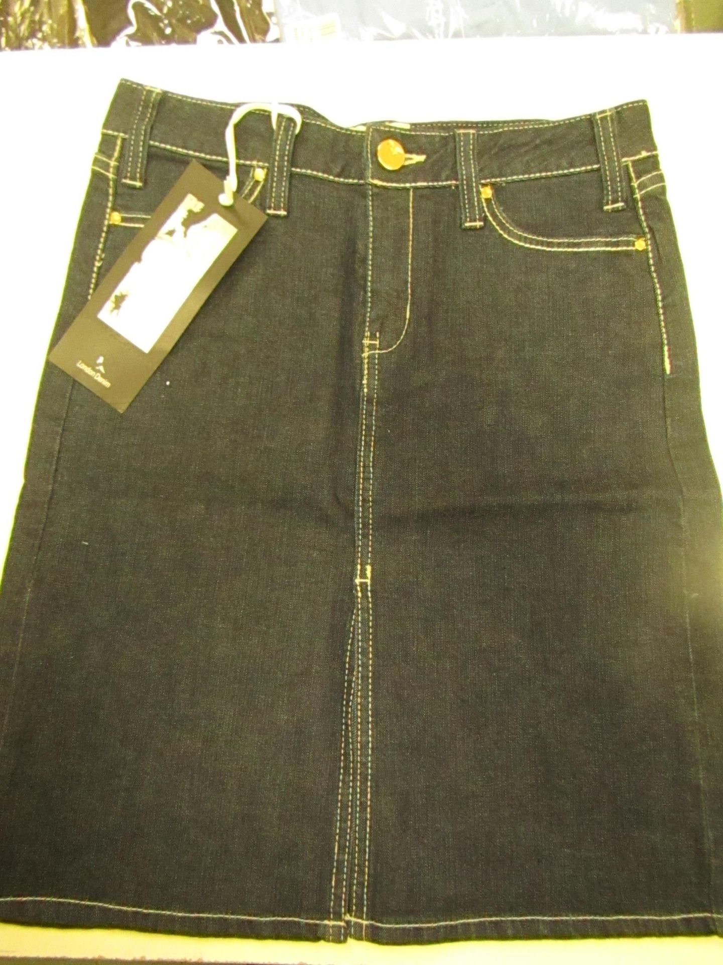 London Denim Mini Skirt W32 New & Packaged