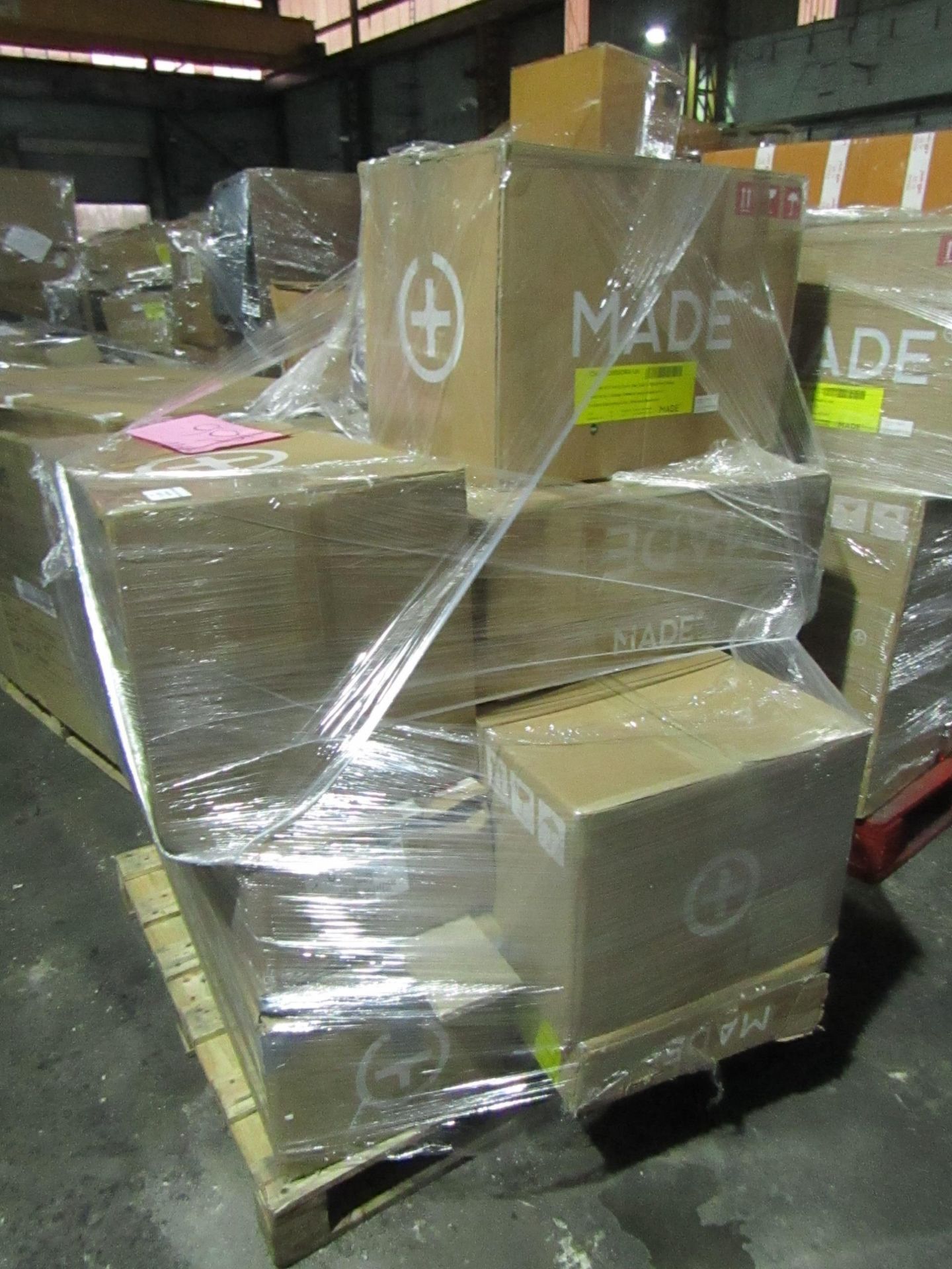 Mixed pallet of Made.com customer returns to include 12 items of stock with a total RRP of