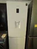 Samsung White Fridge Freezer - Model: RB34T652DWW - Vendor Suggests Item Is Working & Has Some