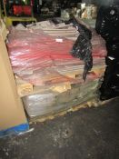 Pallet of a large quantity of tiles, all loose and unchecked.