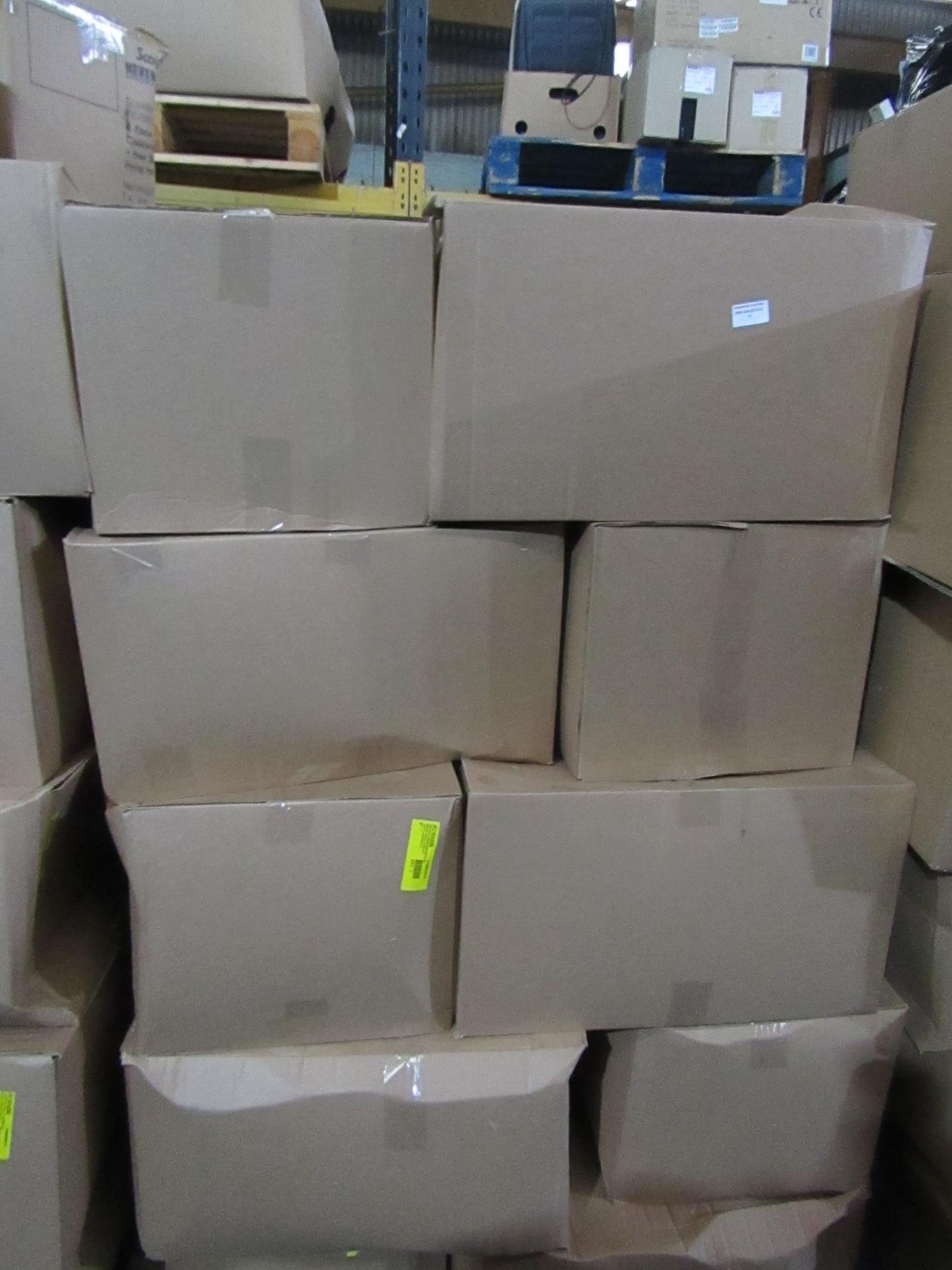 | 1X | PALLET OF APPROX 25 MICROWAVES IN UNBRANDED BOXES BRAND TYPICALLY INCLUDE TOSHIBA, BREVILLE