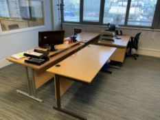 (3) Workstation Desks