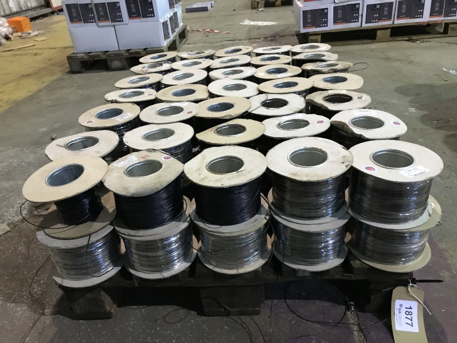 Approximately (70) Spools of 100 Metre Various Size and Colour S1208B Thin Wall Electrical Cable - Image 2 of 4