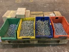 Quantity of Various Sized Hex Bolts and Screws