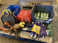 Mixed Pallet of Lifting Equipment to include