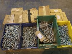 Quantity of Various Sized Screw, Nuts, Bolts, Washers Etc