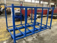 Palletower Fabricated Rack Complete with Forklift Guides