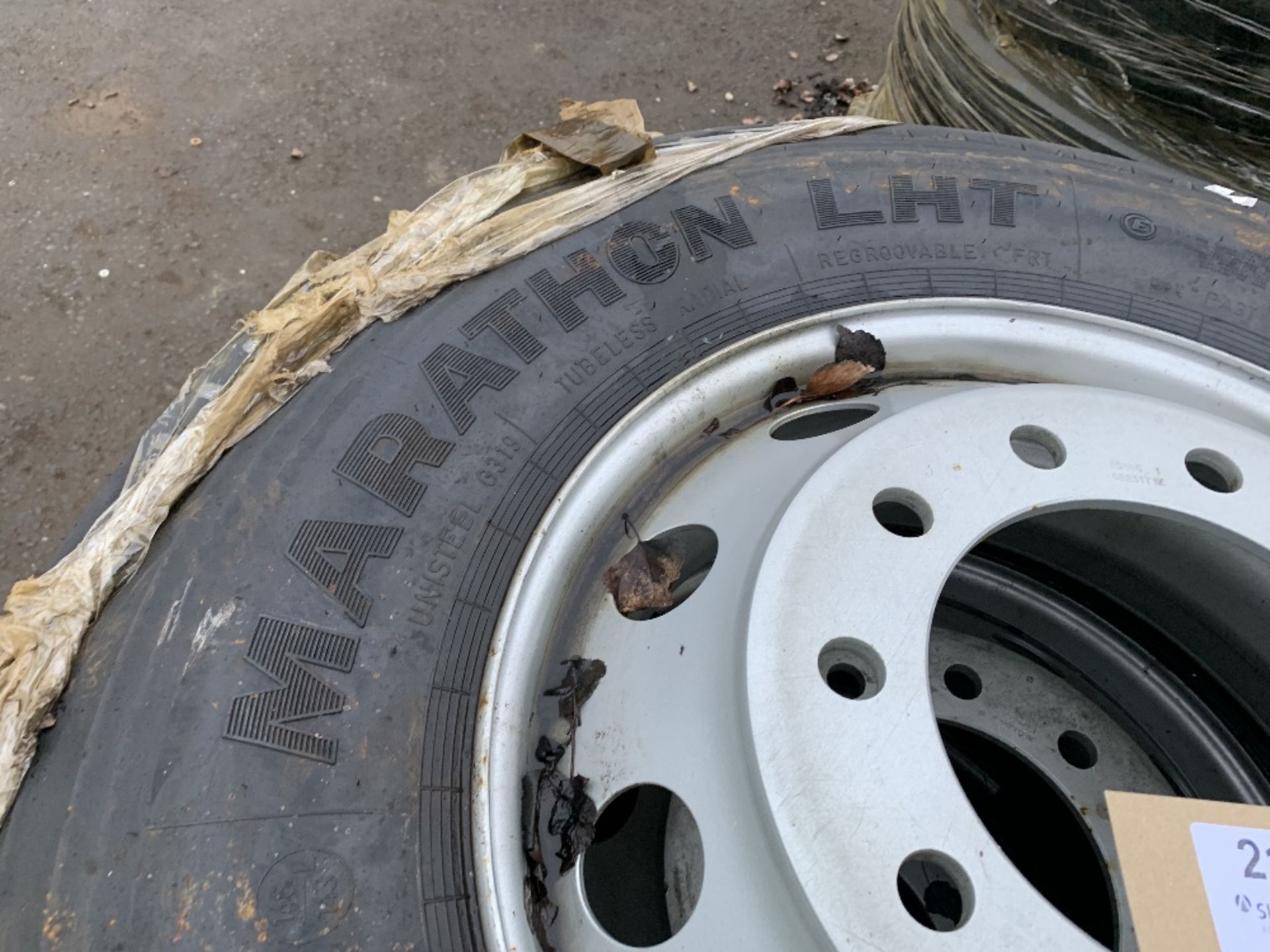 (4) Goodyear Marathon LHT tyres & (4) Accuride Steel Wheels - Image 2 of 4