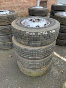 (4) Michelin XTE2 tyres & (4) Sudrad Steel Wheels