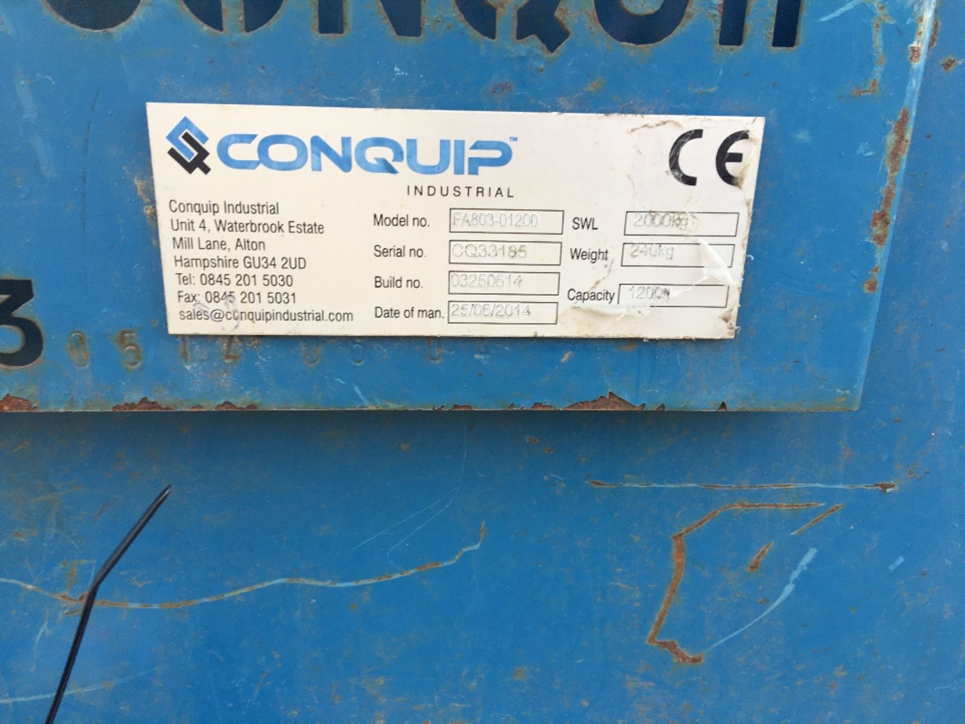 Conquip 1200L Tipping Skip - Image 4 of 8