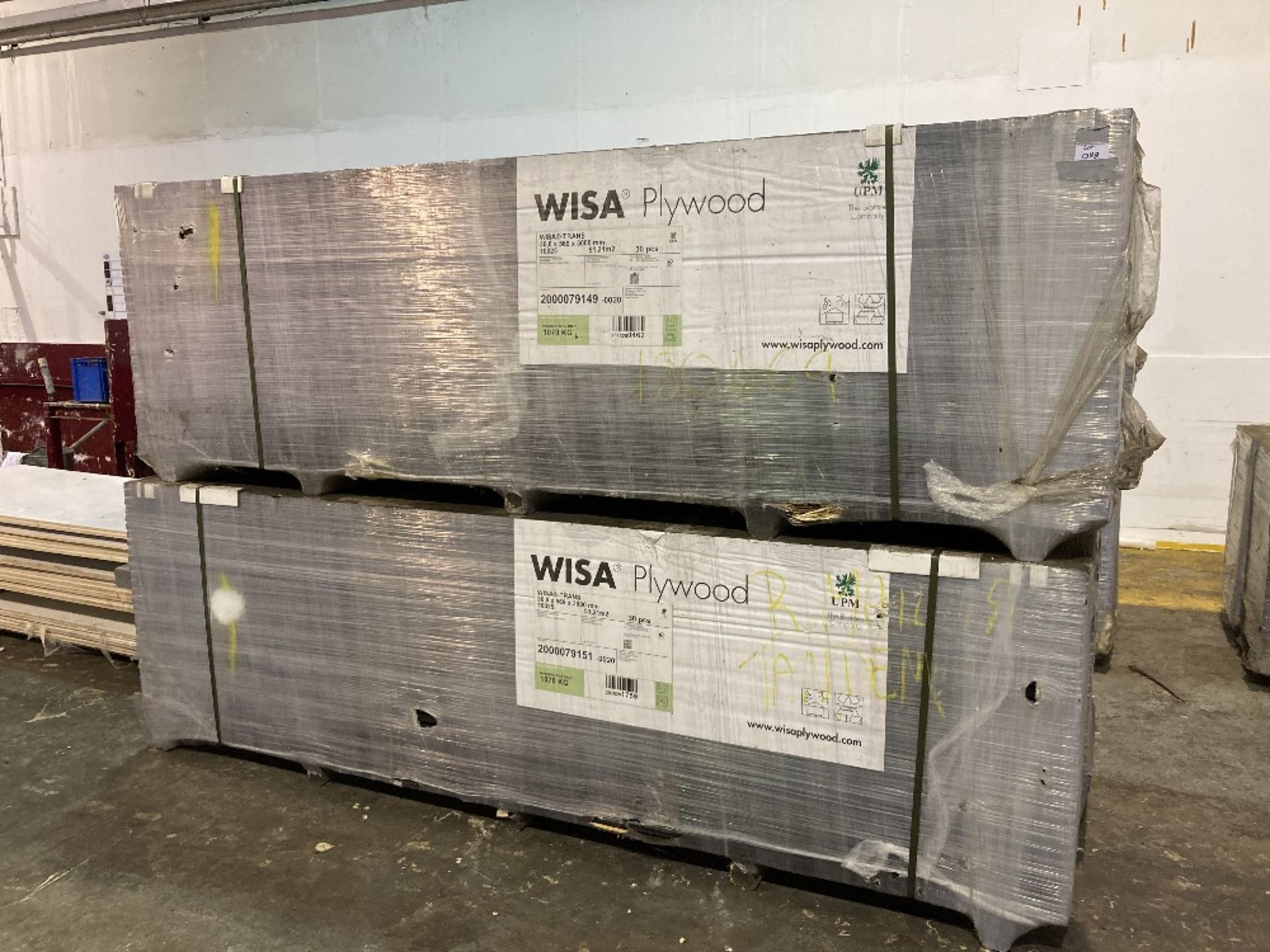 (2) Packs of Wisa-Trans Plywood