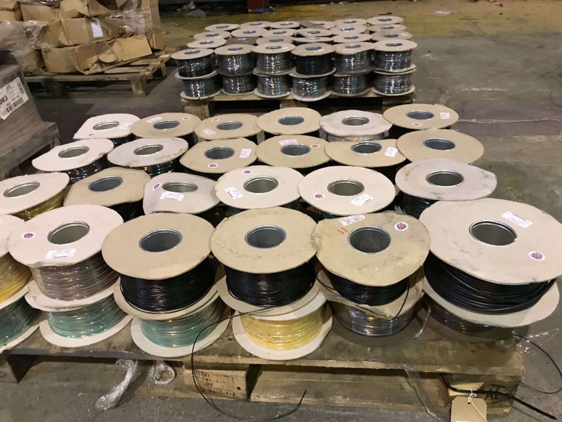 Approximately (48) Spools of Electrical Cable to include