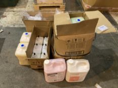 Quantity of Deb Hand Cleaner and Dispensers and Barrier Creams