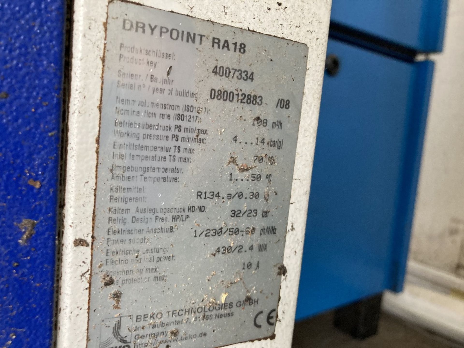 Compare L11 Compressor, Dryer & Air Receiver - Image 5 of 6