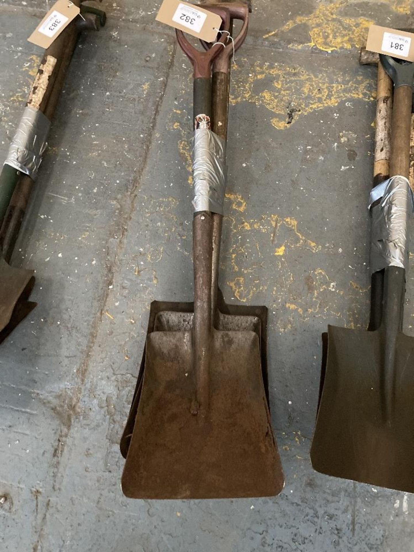 (3) Used Shovels