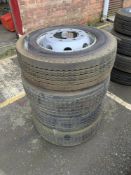 (4) Michelin XTE2 tyres & (4) Sudrad Steel Wheels