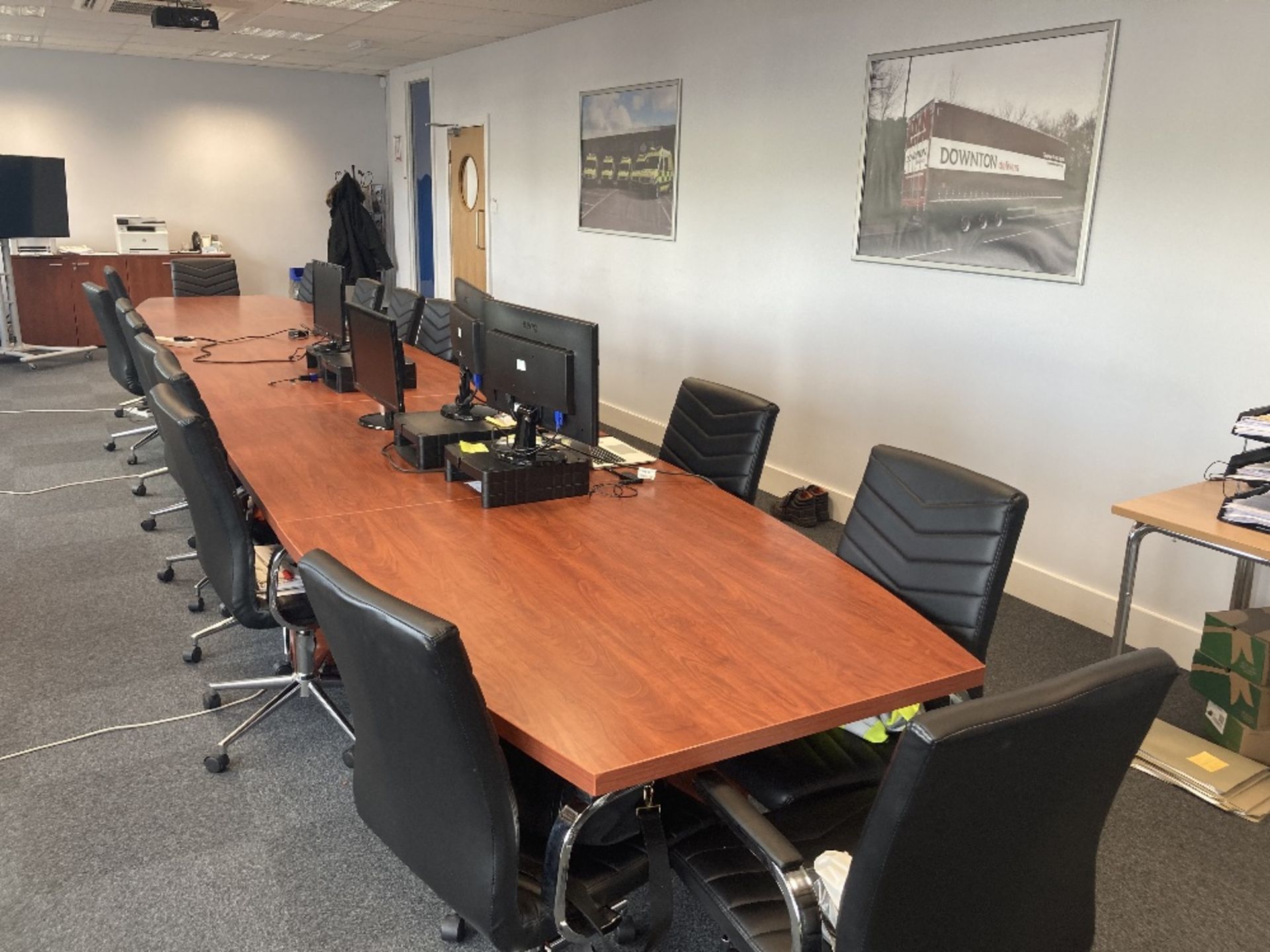 Large Boardroom Table & (20) Chairs - Image 5 of 6