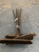 (5) Used Brooms