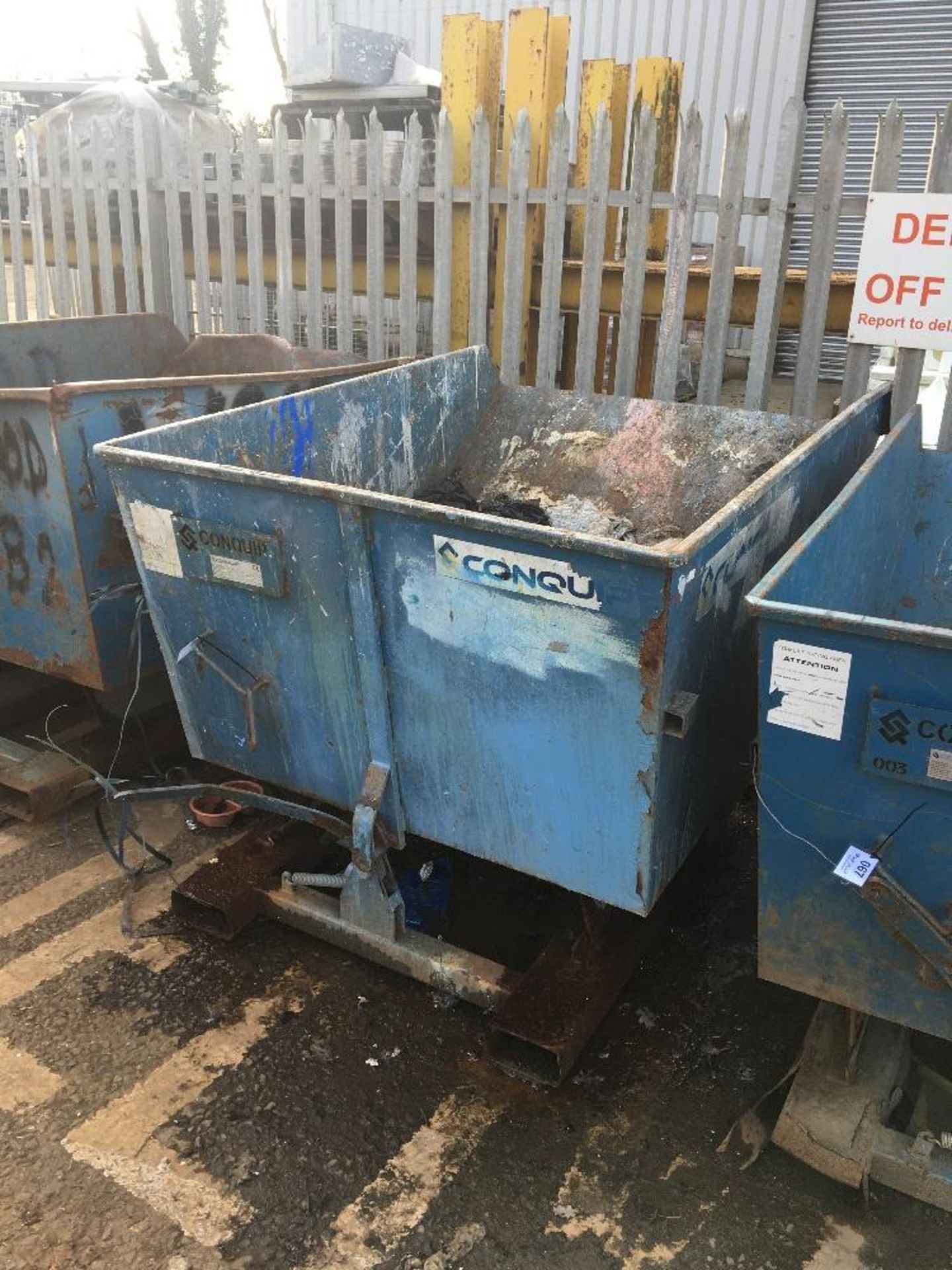 Conquip 1200L Tipping Skip - Bild 2 aus 8