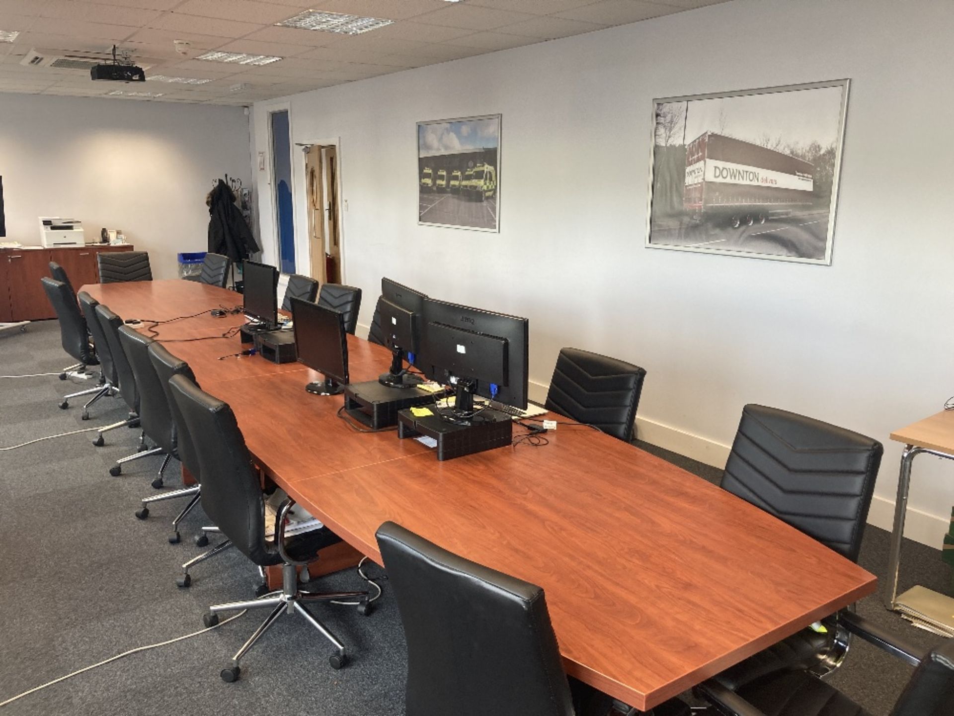 Large Boardroom Table & (20) Chairs - Image 4 of 6