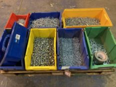 Quantity of Various Sized Hex Bolts and Rivets
