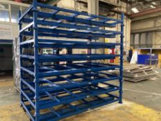 (8) Palletower Fabricated Stillages c/w Forklift guides