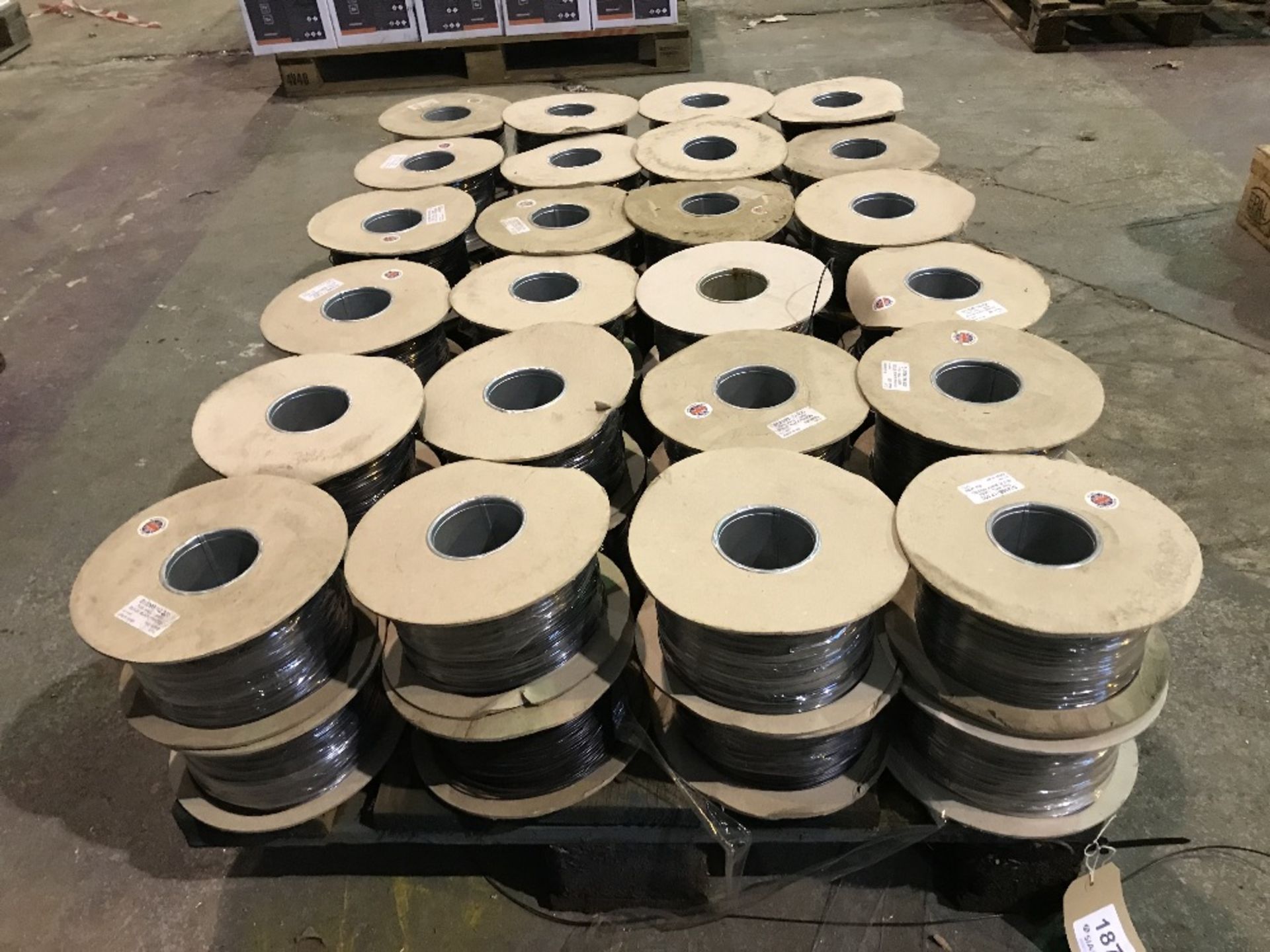 Approximately (48) Spools of 500 Metre Various Size and Colour S1209B Thin Wall Electrical Cable - Image 4 of 4