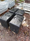 (4) Bawer Truck Storage Toolboxes with keys