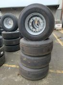 (4) Goodyear Fuelmax THL tyres & (4) Sudrad Steel Wheels