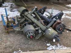 Contents Of Stillage To Include (3) Damaged Axles