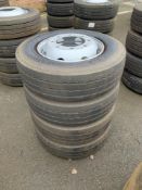 (4) Goodyear Regional RHT2 tyres & (4) HL1 Steel Wheels