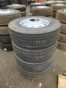 (4) Mitchelin XTE2s tyres & (4) HL3 Steel Wheels