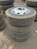 (4)Conti Hybrid HT3 tyres & (4) Sudrad Steel Wheels