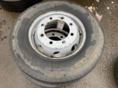 (2)Michelin XTE2 Tyres & (2) Sudrad Steel Wheels